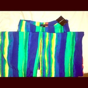 Forever 21 WOVEN Multi colored pants.